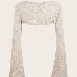 Knitted Cropped Shrug Bolero